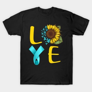 love ptsd sunflower T-Shirt